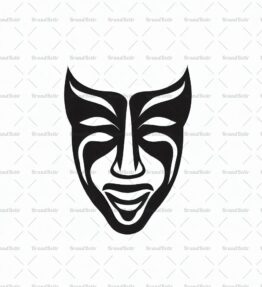 Dramatische Theatermaske